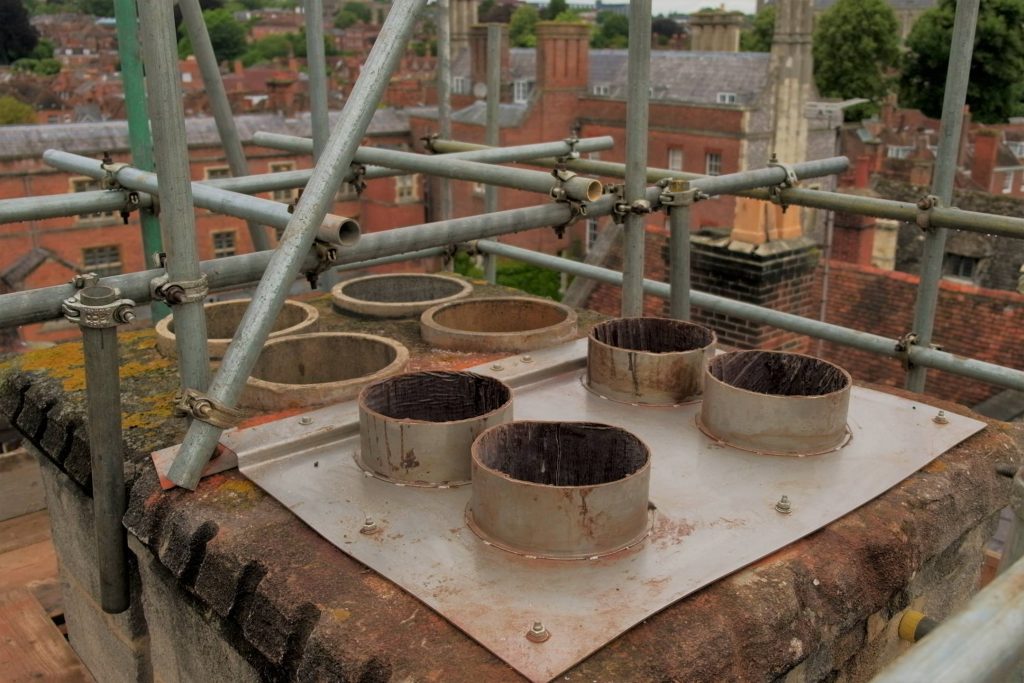 chimney ventilation duct